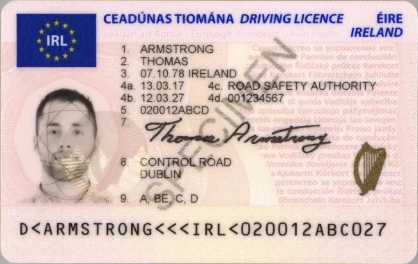  international drivers license ireland
